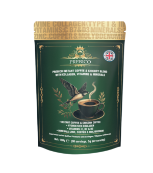 Prebiyotik, Kolajen, Multivitamin, Multimineral ve Hindiba İçeren Hazır Kahve