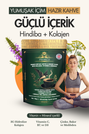 Alternative view of 2 x Prebico Kolombiya ve Hindiba (Chicory) Instant Hazır kahve