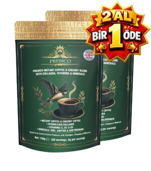2 x Prebico Kolombiya ve Hindiba (Chicory) Instant Hazır kahve